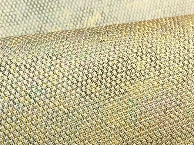 平和屋着物◎全通柄袋帯 華風作 霞文 金糸 正絹 逸品 BAAP4108ea