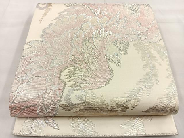 平和屋着物◎六通柄袋帯 鳳凰 金銀糸 正絹 逸品 BAAP4145ea