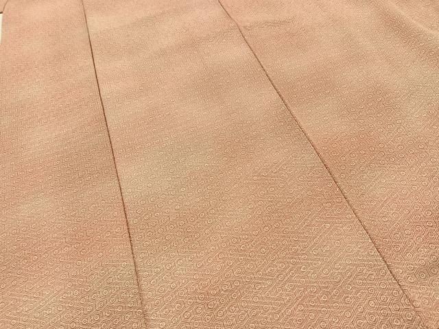 平和屋着物■江戸小紋　亀甲花文　暈し染め　正絹　逸品　BAAP9101sa