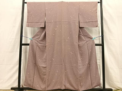 平和屋着物■上質な小紋　亀甲花文　正絹　逸品　BAAQ3144sa