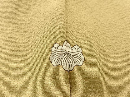 平和屋着物■上質な色無地　木蘭色　正絹　逸品　BAAQ5218gt