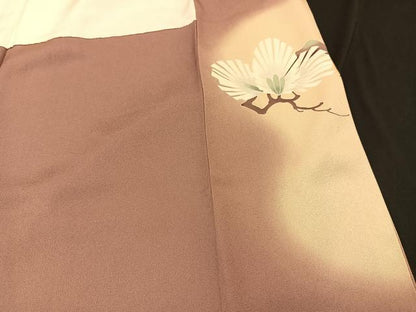平和屋着物■豪華色留袖　駒刺繍　若松葉　暈し染め　金彩　松坂屋扱い　正絹　逸品　未使用　BAAQ5233gt