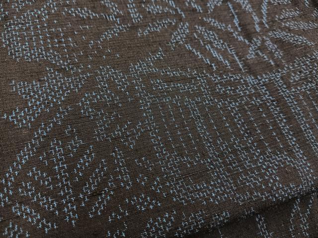平和屋着物■上質な紬　風景文　正絹　逸品　BAAQ5766yc