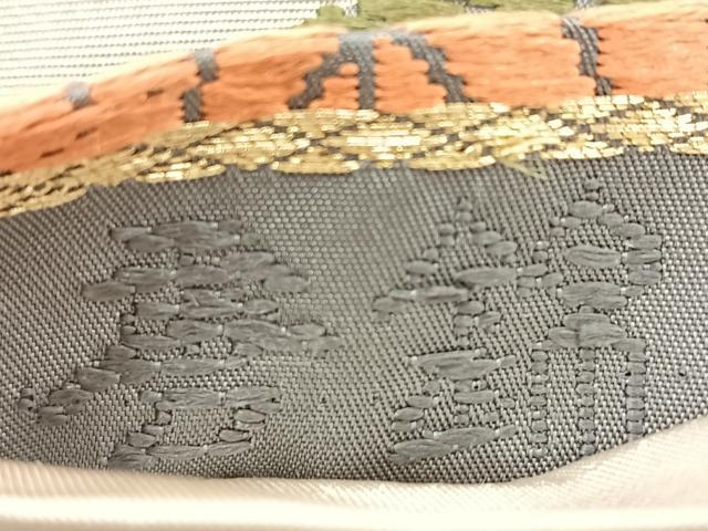 平和屋着物◎六通柄袋帯 唐錦 錦秋能華文 金糸 正絹 逸品 BAAQ5931ea