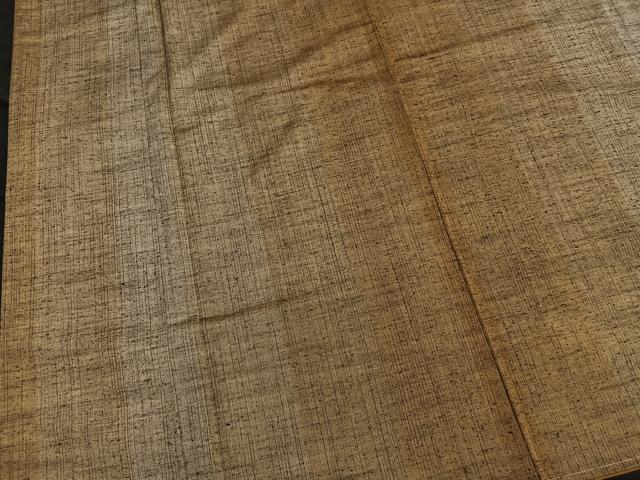 平和屋着物■上質な紬　霞文　正絹　逸品　未使用　BAAQ7626ev