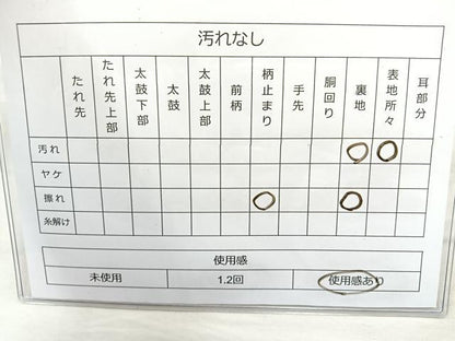 平和屋着物◎六通柄袋帯 唐織 枝花文 金銀糸正絹 逸品 BAAQ9524cm