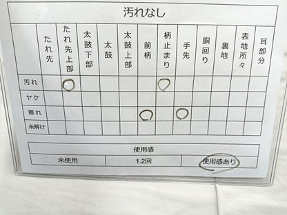 平和屋着物◎六通柄袋帯 几帳宝尽くし花文 金銀糸 引箔 正絹 逸品 BAAR2866cm