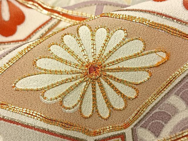 平和屋着物■豪華黒留袖 駒刺繍 扇面花文 金銀彩 正絹 逸品 BAAR3137ea