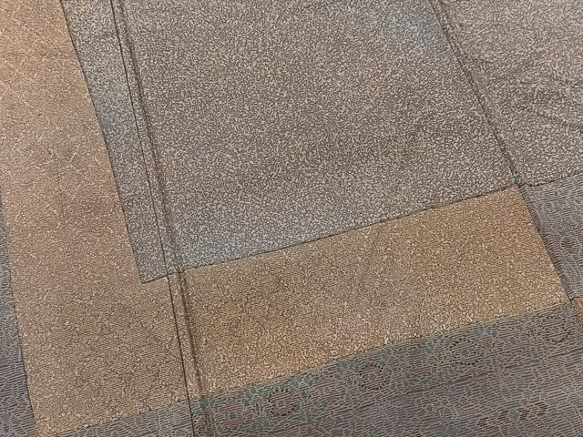 平和屋着物■訪問着　本場染大島紬　幾何学文様　正絹　逸品　BAAR3429yc