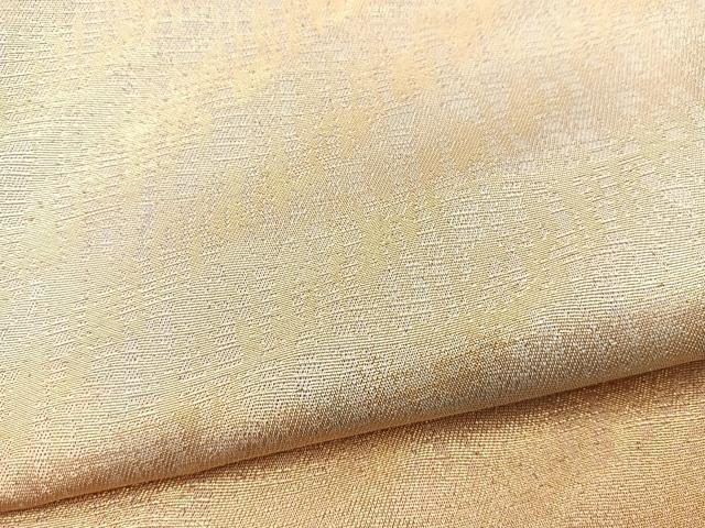 平和屋着物◎全通柄袋帯 霞文 金糸 正絹 逸品 BAAR4839ct