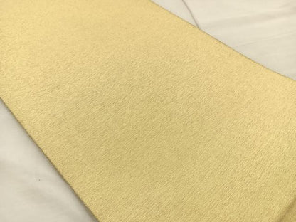 平和屋着物◎全通柄袋帯 綴れ 地紙花文 ワンポイント 金銀糸 正絹 逸品 BAAR4903ct