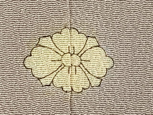 平和屋着物■松尾光琳 色留袖 駒刺繍 草葉文 銀彩 鬼しぼ縮緬 正絹 逸品 BAAR5999hz