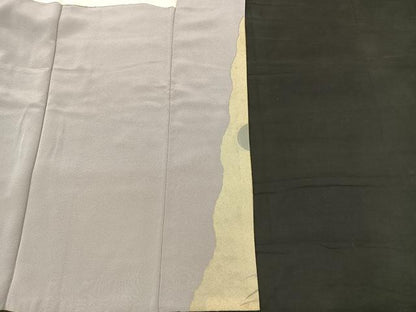 平和屋着物■松尾光琳 色留袖 駒刺繍 草葉文 銀彩 鬼しぼ縮緬 正絹 逸品 BAAR5999hz