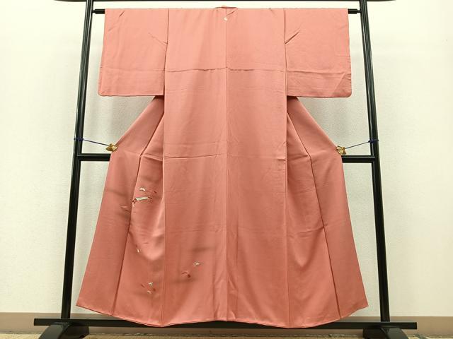 平和屋着物■豪華色留袖　総刺繍　古都　吹き寄せ花文　金糸　正絹　逸品　BAAR6123kg