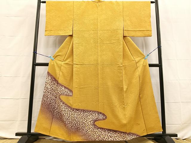 平和屋着物■豪華色留袖 エ霞文 暈し染め 金銀彩 正絹 逸品 BAAR9349xa