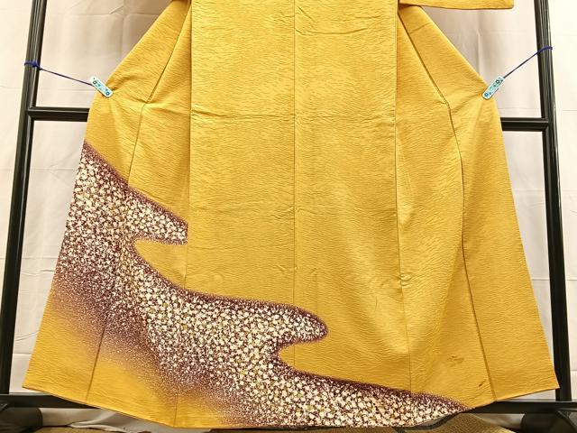 平和屋着物■豪華色留袖 エ霞文 暈し染め 金銀彩 正絹 逸品 BAAR9349xa