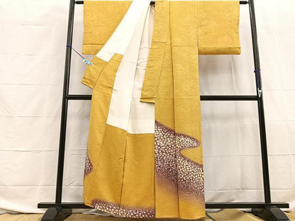 平和屋着物■豪華色留袖 エ霞文 暈し染め 金銀彩 正絹 逸品 BAAR9349xa