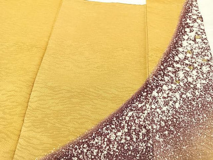 平和屋着物■豪華色留袖 エ霞文 暈し染め 金銀彩 正絹 逸品 BAAR9349xa