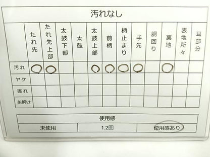 平和屋着物◎六通柄袋帯 唐織 吉祥華飾華文 銀糸 正絹 逸品 BAAR9715cm
