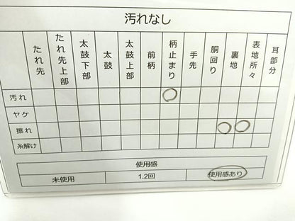 平和屋着物◎六通柄袋帯 唐織 草花文 乱菊 銀糸 正絹 逸品 BAAR9718cm