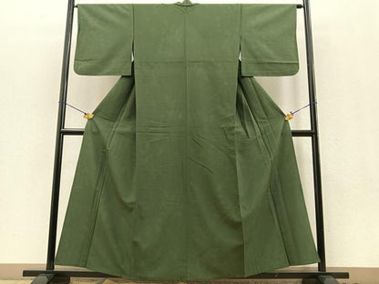 平和屋着物▽本塩沢 単衣 花蝶文 正絹 逸品 BAAS1356ow