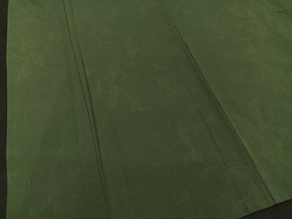 平和屋着物▽本塩沢 単衣 花蝶文 正絹 逸品 BAAS1356ow