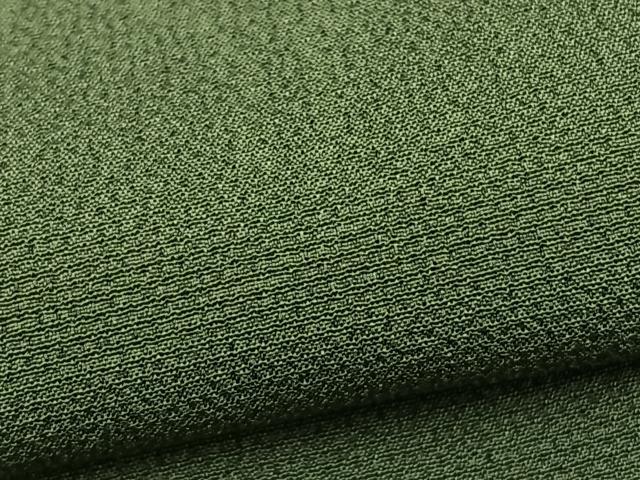 平和屋着物▽本塩沢 単衣 花蝶文 正絹 逸品 BAAS1356ow