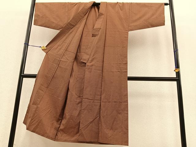 平和屋着物▽男性 紬 単衣 絣文様 正絹 逸品 BAAS2889hv