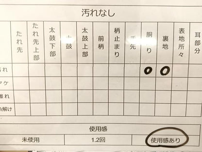 平和屋着物◎太鼓柄袋帯　綴れ　切嵌花文　金彩　正絹　逸品　BAAS5539bs