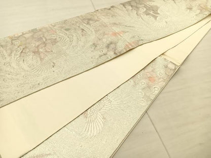 平和屋着物◎六通柄袋帯 鳳凰文 京のうたげ 二重引箔 正絹 逸品 BAAS6174fc