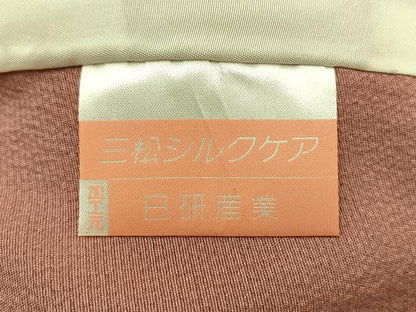 平和屋着物▽上質な小紋　単衣　鈴　鞠　金彩　ロング丈　正絹　逸品　未使用　BAAS7606ui