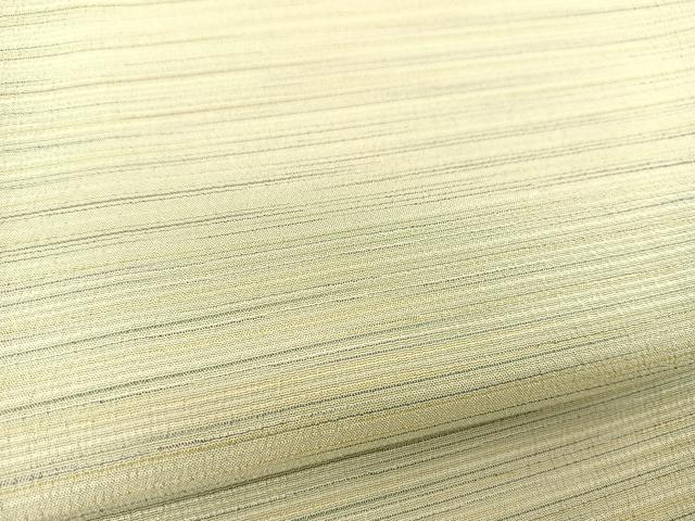 平和屋着物▽本塩沢 単衣 横段文 正絹 逸品 BAAS8010yc