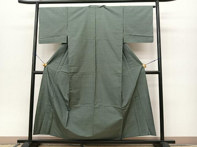 平和屋着物▽本場大島紬　単衣　100亀甲　総詰め　前田織物謹製　証紙付き　正絹　逸品　未使用　BAAS8026yc