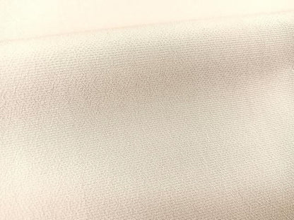 平和屋着物▽上質な色無地 単衣 牡丹鼠色 正絹 逸品 BAAS8183yc