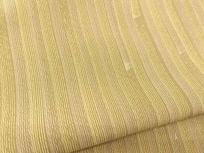 平和屋着物▽上質な小紋 単衣 竹縞 正絹 逸品 BAAS8189