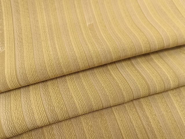 平和屋着物▽上質な小紋 単衣 竹縞 正絹 逸品 BAAS8189