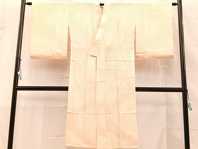 平和屋着物■長襦袢　麻の葉地紋　暈し染め　正絹　逸品　BAAS8219hv