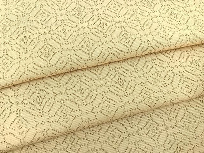 平和屋着物▽本塩沢 単衣 七宝文 正絹 逸品 BAAS8306hv