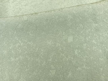 平和屋着物▽上質な色無地　単衣　泊散らし地紋　山葵色　正絹　逸品　未使用　BAAS8311hv