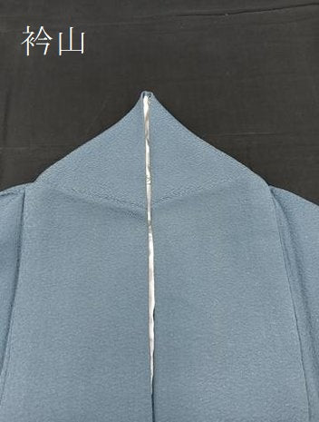 平和屋着物▽上質な色無地 単衣 豆がら茶色 正絹 逸品 BAAS8385hv