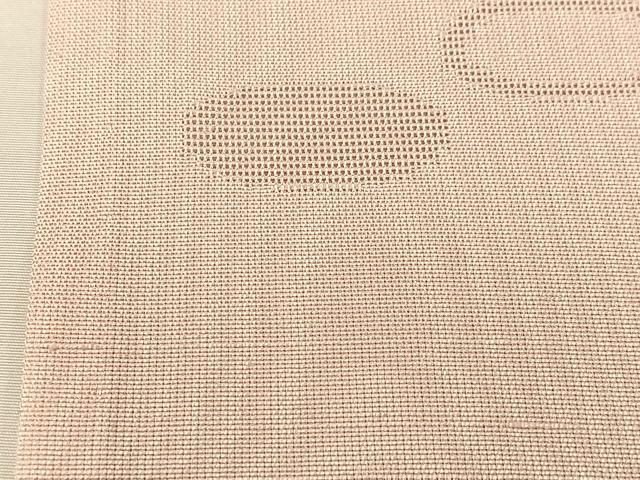 平和屋着物＊夏物　小紋　杢目文様　正絹　逸品　BAAS8676fw
