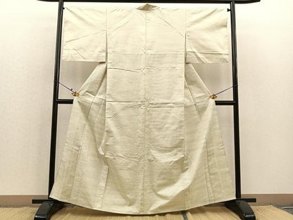 平和屋着物▽上質な紬 単衣 霞文 やまと誂製 正絹 逸品 未使用 BAAS8855ui
