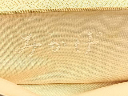 平和屋着物◎六通柄袋帯　みかげ　松皮菱花鳥文　金糸　正絹　逸品　BAAS9400ow