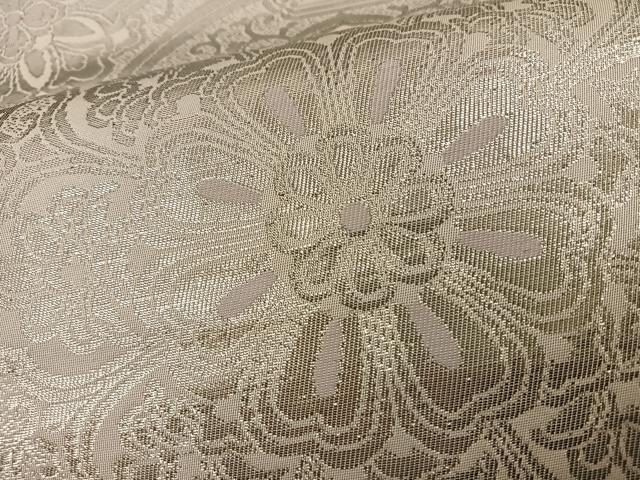 平和屋着物◎六通柄袋帯 正倉院花文 金糸 正絹 逸品 BAAS9476ow