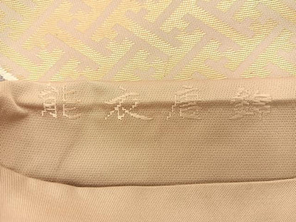 平和屋着物◎六通柄袋帯 唐織 能衣唐錦 金糸 正絹 逸品 BAAS9948du