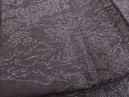 平和屋着物▽上質な紬　単衣　風景文　正絹　逸品　BAAT0149pk