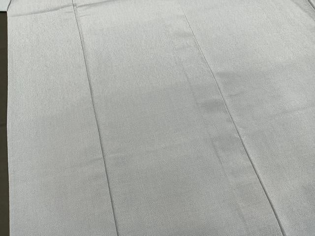 平和屋着物▽上質な色無地 単衣 利休鼠色 正絹 逸品 未使用 BAAT0432yt