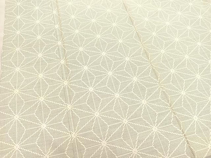 平和屋着物▽本場大島紬 単衣 9マルキ 麻の葉文様 正絹 逸品 BAAT0607yc