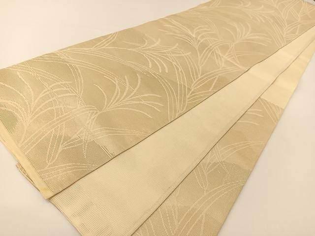 平和屋着物＊夏物 六通柄袋帯 重山 薄 金糸 正絹 逸品 BAAT0695yc
