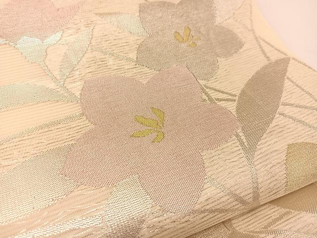 平和屋着物＊夏物 六通柄袋帯 桔梗文 金銀糸 正絹 逸品 BAAT0706yc